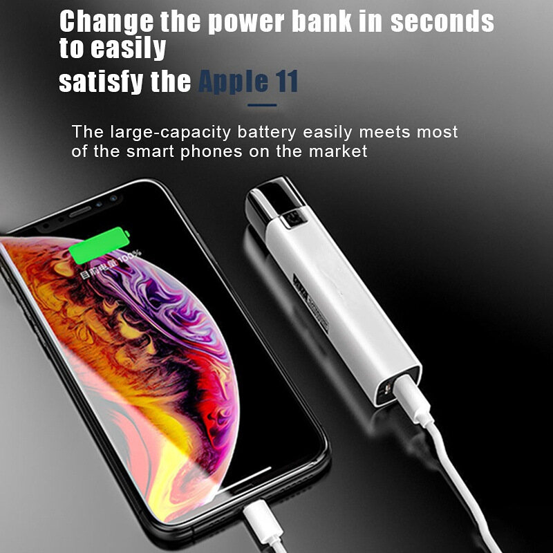 【CAMPOUT】Strong light mini flashlight USB charging outdoor small flashlight hiking portable household lighting flashlight