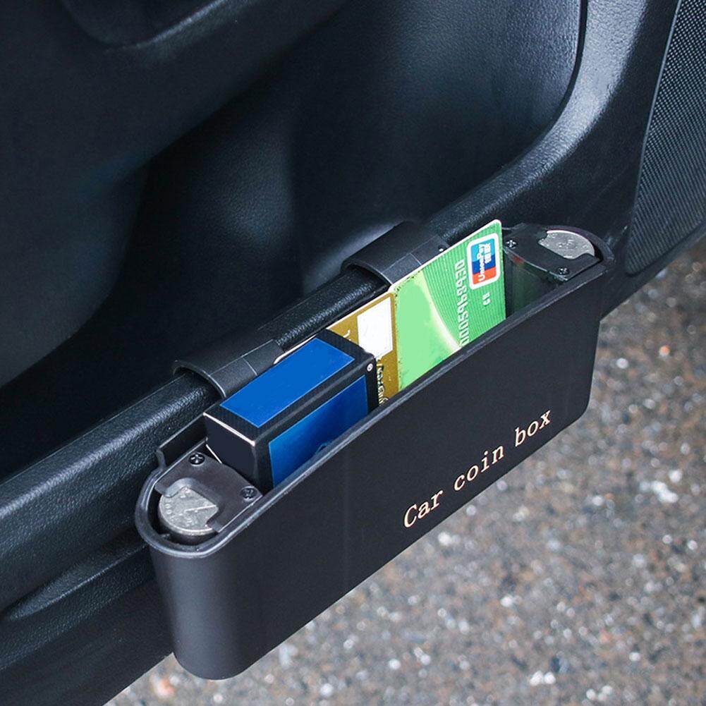 Asai® Car Auto Door Side Hanging Garbage Coin Case Plastic Phone Holder Storage Box