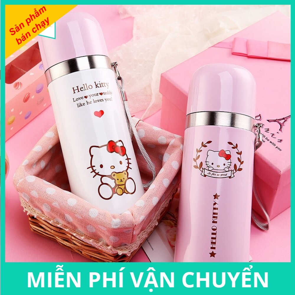 Bình giữ nhiệt Hello kitty dễ thương 2019