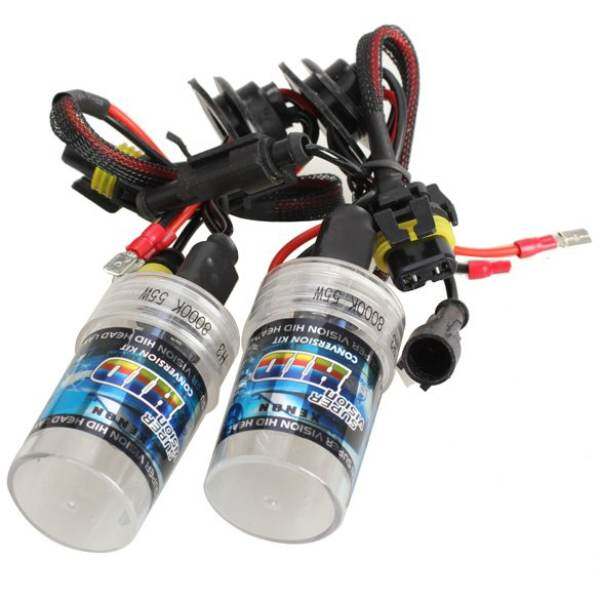 2X 55W H3 8000K Xenon HID Head Light Bulb Xenon Replacement Lamp Car Lamp