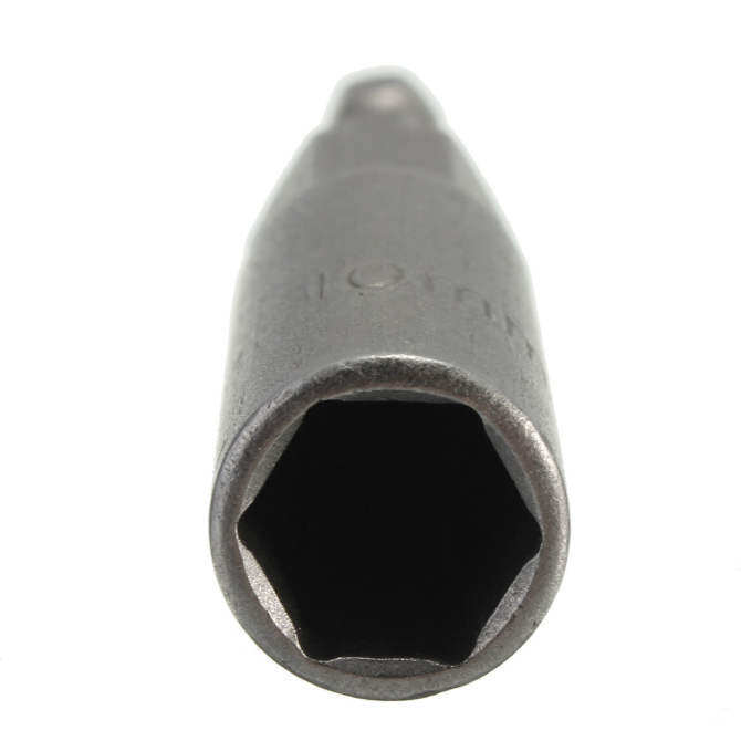 1/4" Socket Without Magnetic Nut Driver Adapter Drill Bit Hex Shank Tool 80mm