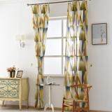 1 PCS 1.5x2.7m European decoration jacquard  \\Modern tulle curtain