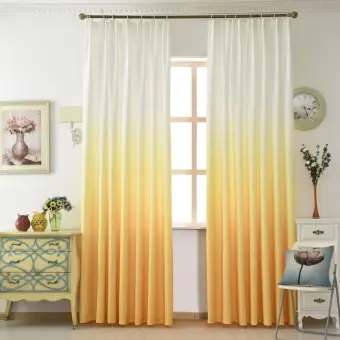 1 Pcs 100x270cm Solid Modern Bedroom Semi Blackout Curtain Hook