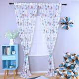 1 PCS 150x270CM Modern semi-sheer spring fabrics tulle bedroom curtain