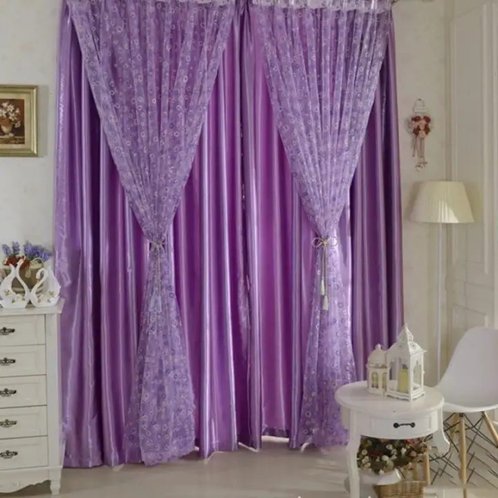 voile window curtains