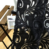 1 pcs Multiple colors ready made semi-blackout  blind panel fabrics for window curtains black