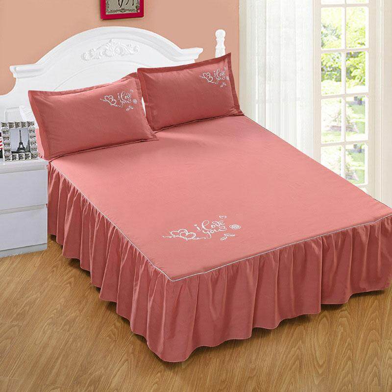Bed Skirts For Runners S Brands Review In 1 Piece Fl Printed Polyester Bed Skir Bedspreads Bedding Sheet Anti Slip Mattress Protective Cover