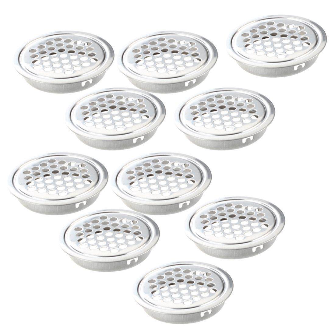 10 Pcs 43 Mm Diameter Peralatan Bulat Berbahan Besi Antikarat Teralis Ventilasi Udara (Intl)-Intl