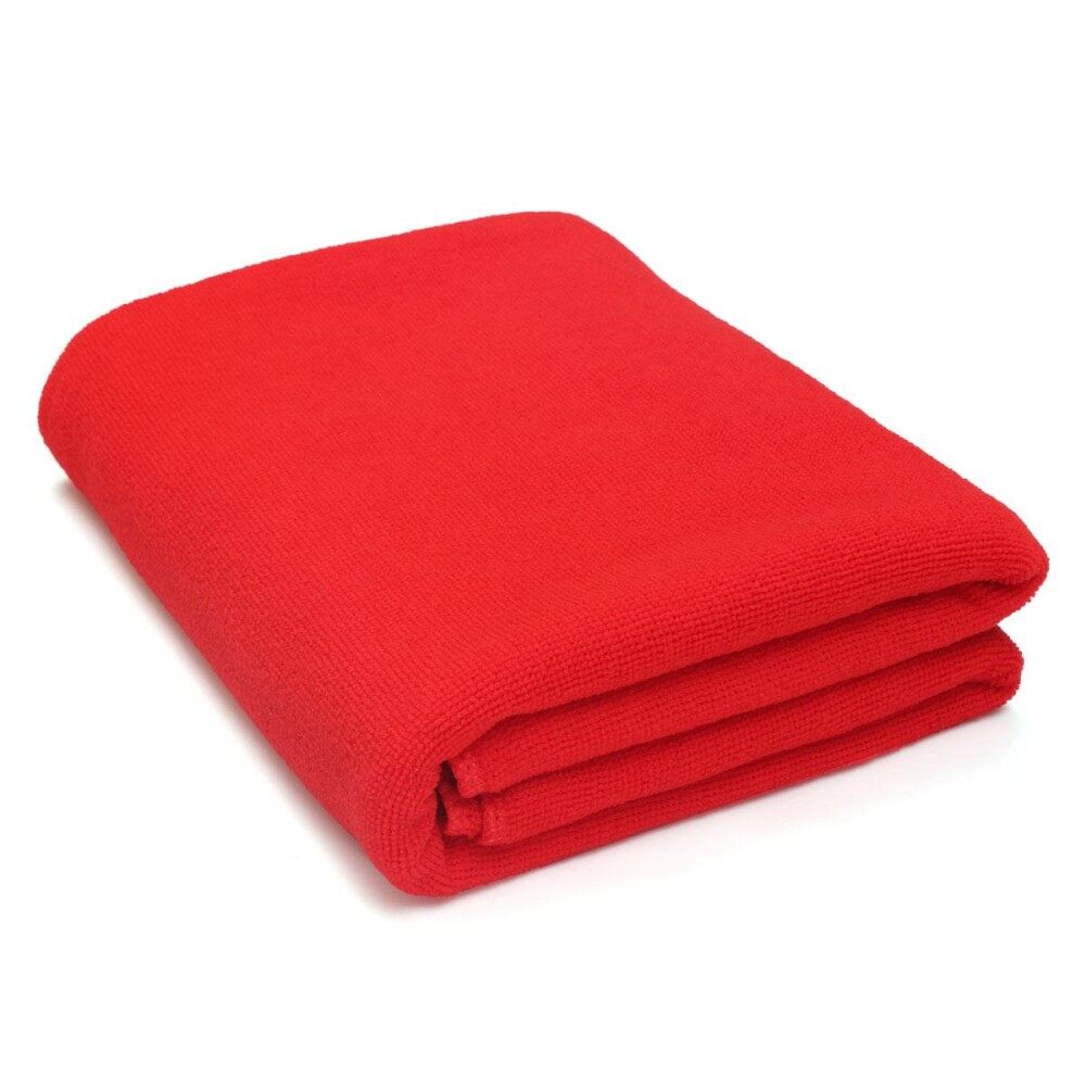 10 x Absorbent Microfiber Towel Bath Quick Drying Washcloth Bath Red - intl