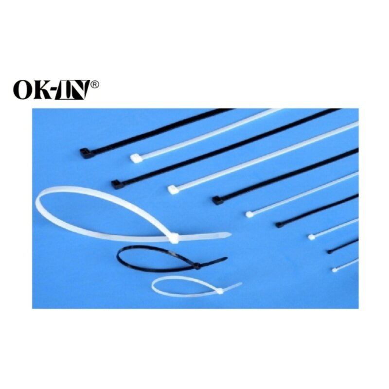 1000PCS - OK-IN 4/100MM SELF LOCKING CABLE TIES OK100M (WHITE)