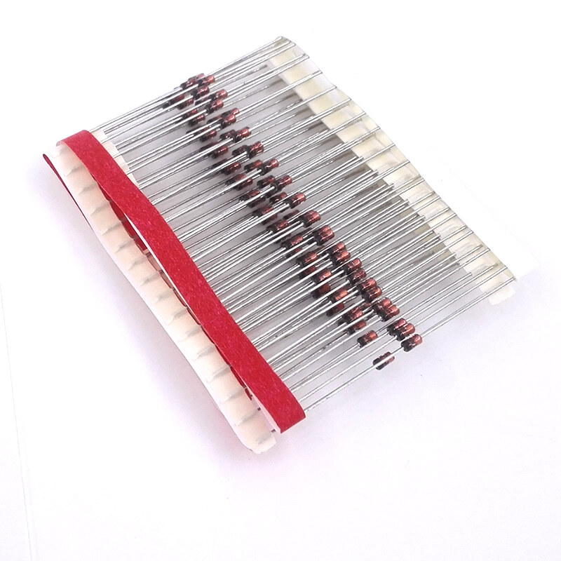 100pcs 1W Zener diode DO-41 DO-35 1N4744A BZX55C 13V 15V 16V 18V 20V 22V 24V 27V 30V 33V 36V 39V 43V 47V
