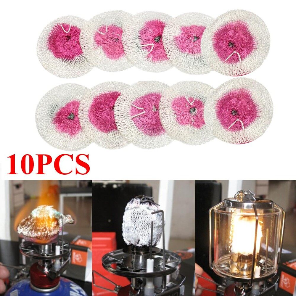 10pcs Kerosene Lamp Mantle Lantern Mantles Paraffin Steam Oil Lamp Gas Cover - intl