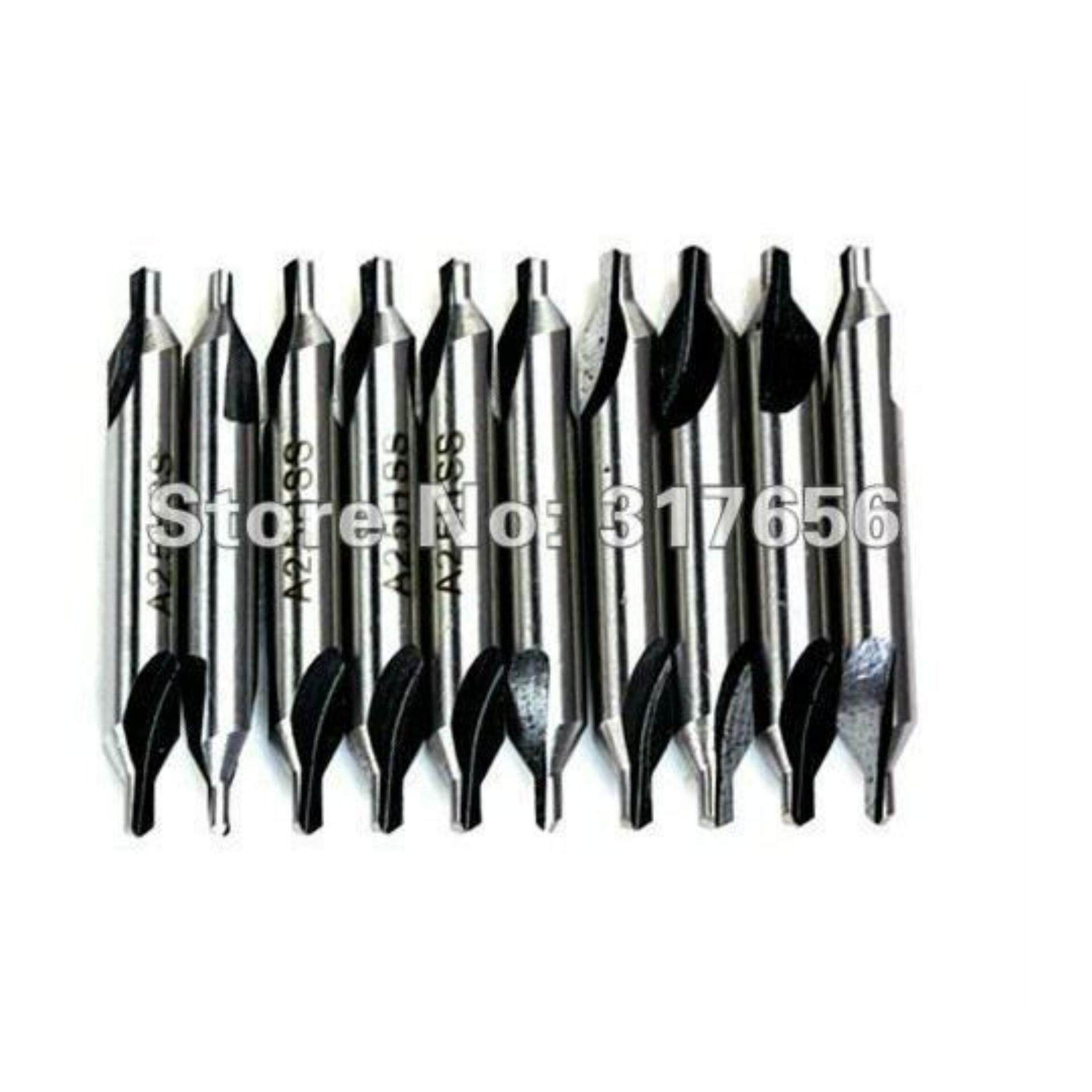 10pcs/lot,HSS BS4 Center Countersink Drill Bit Lathe Dia 3mm Lazada