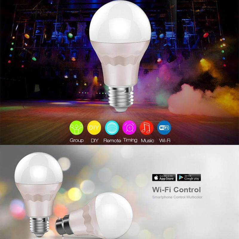 10W E27 Port RGB+W Light Alexa LED WiFi Smart Light Bulb, Effective Control Distance: 50m, AC 110-240V - intl