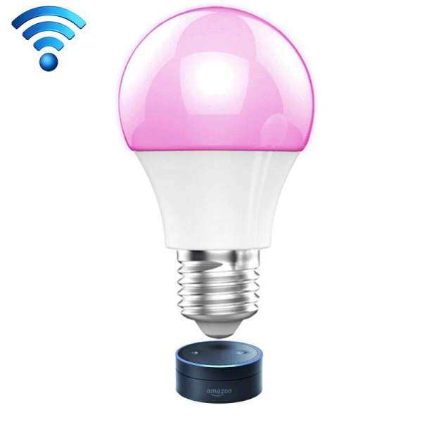 10W E27 Port RGB+W Light Alexa LED WiFi Smart Light Bulb, Effective Control Distance: 50m, AC 110-240V - intl