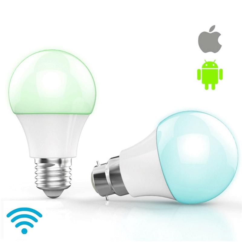 10W E27 Port RGB+W Light Alexa LED WiFi Smart Light Bulb, Effective Control Distance: 50m, AC 110-240V - intl