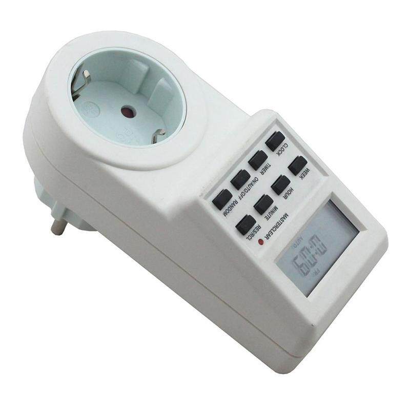 12/24 Hour Timer Switch Socket Plug-in LCD Display Programmable Digital 7 Day