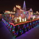 12M Solar 100LED String Fairy Light Colorful