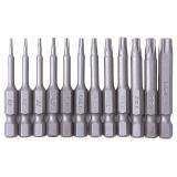 12 Cái Đầu Vít Lục Giác Torx 50Mm 1/4 Inch Bộ Từ Tính, Dụng Cụ T5-T40