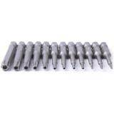 12 Cái Đầu Vít Lục Giác Torx 50Mm 1/4 Inch Bộ Từ Tính, Dụng Cụ T5-T40