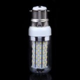 12W B22 120SMD3014 LED Light/Corn Bulb Silver Edge AC85-265V Warm White