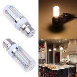 12W B22 120SMD3014 LED Light/Corn Bulb Silver Edge AC85-265V Warm White