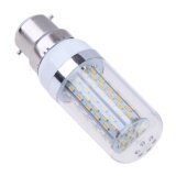 12W B22 120SMD3014 LED Light/Corn Bulb Silver Edge AC85-265V Warm White