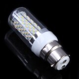 12W B22 120SMD3014 LED Light/Corn Bulb Silver Edge AC85-265V Warm White