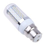 12W B22 120SMD3014 LED Light/Corn Bulb Silver Edge AC85-265V Warm White