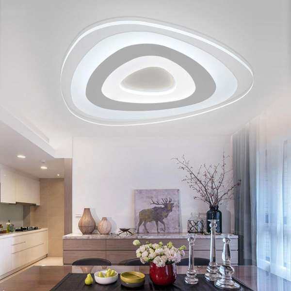 12W Modern Ultrathin LED Lamp Flush Mount Ceiling Light Mango 3-Color Adjustable Warm