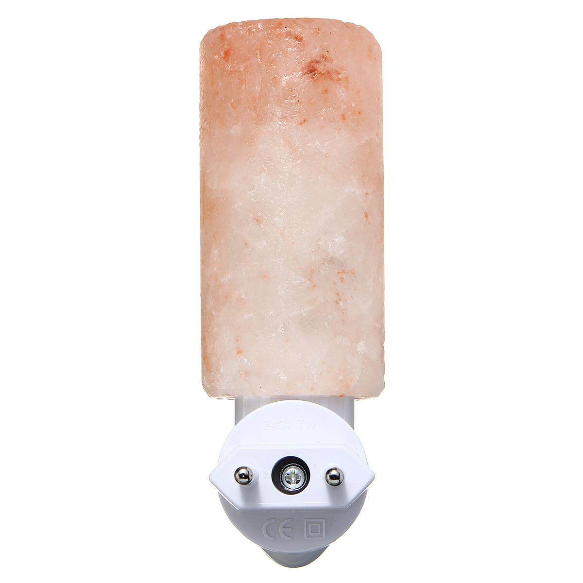 15W Natural Crystal Long Himalayan Glow Hand Carved Crystal Salt Lamp Wall Light EU Plug - intl