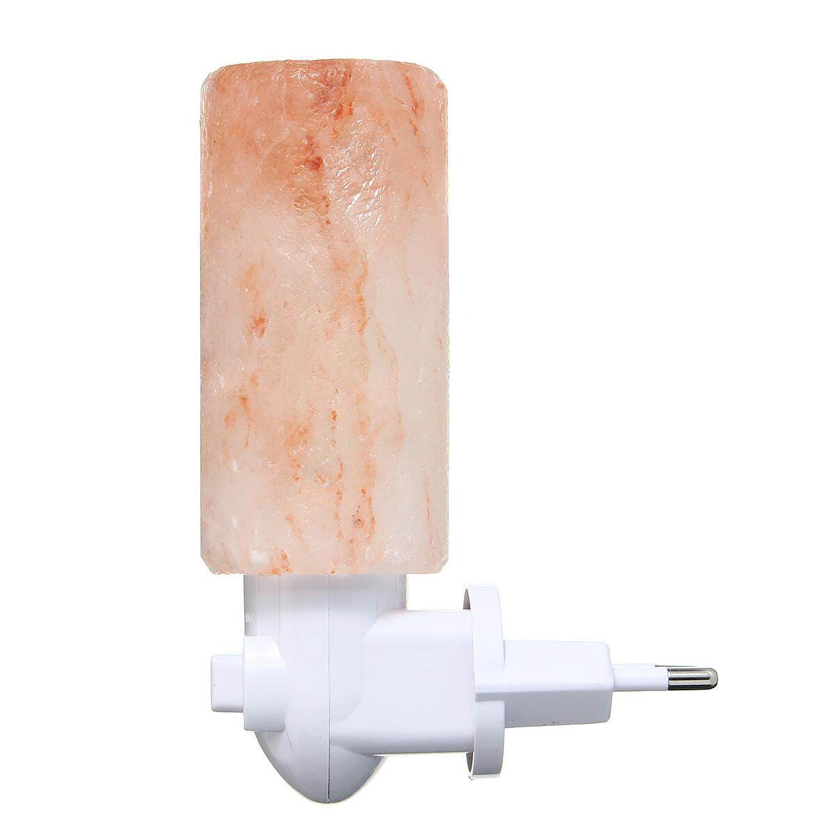 15W Natural Crystal Long Himalayan Glow Hand Carved Crystal Salt Lamp Wall Light EU Plug - intl