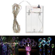 18 Inch PVC Grow Ball Light Copper Wire LED String Fairy Lights Transparent Helium Light Ball