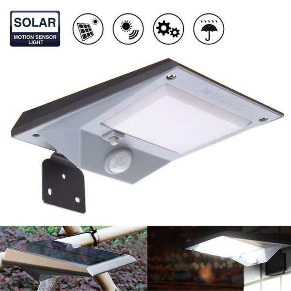 18-LED Solar Power PIR Motion Sensor Wall Light Garden Waterproof Outdoor Lamp