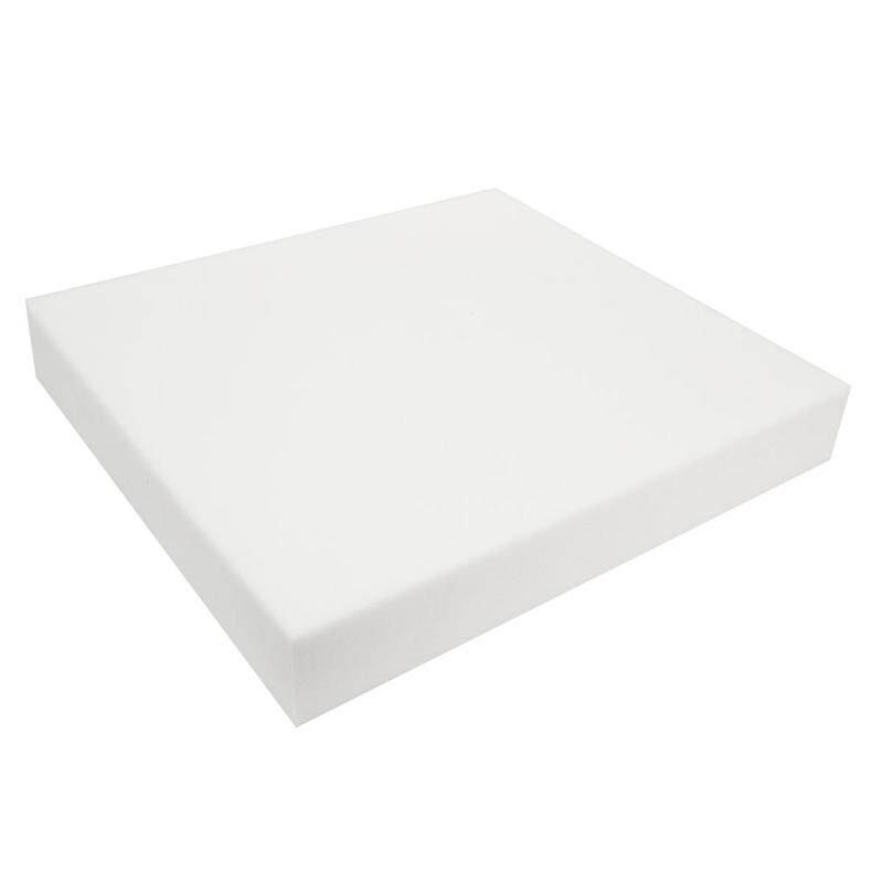 18x 20 White High Density Seat Foam Cushion Pad Replacement Upholstery Firm # 3 inch - intl