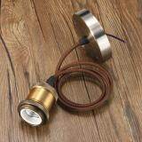 1M E27/E26 Copper Vintage Ceiling Pendant Cord Edison Light Bulb Socket Holder Brass matte