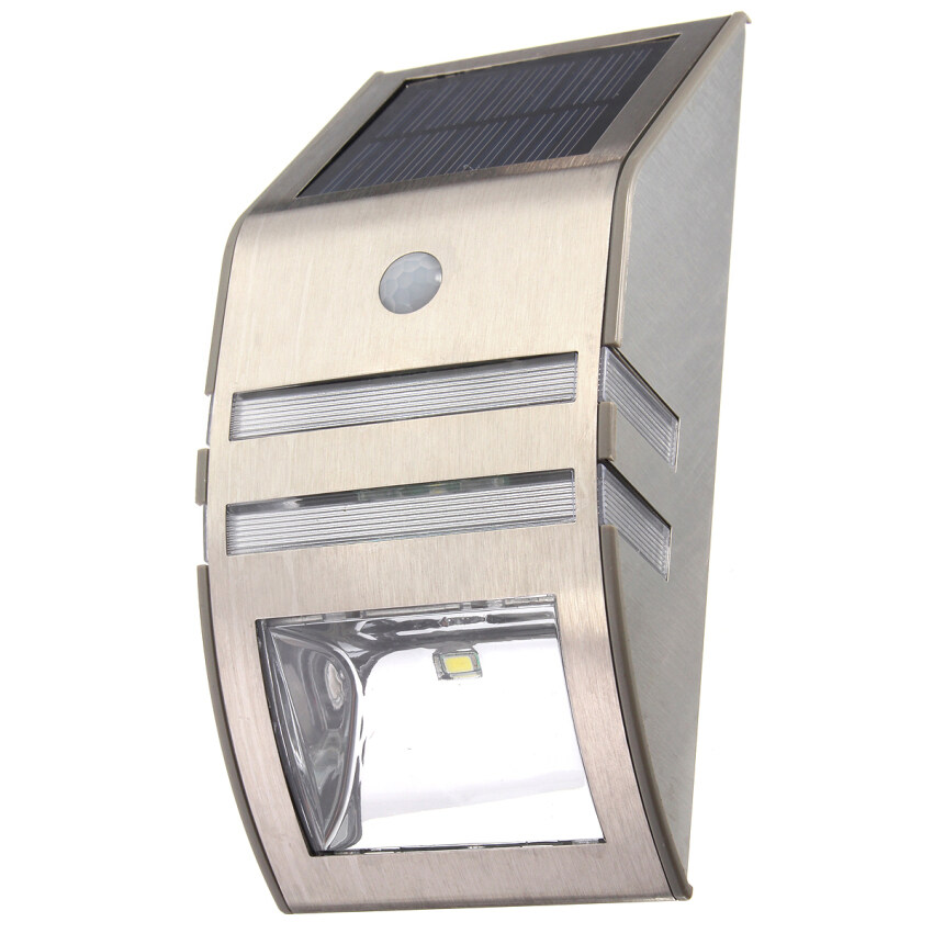 Outdoor Lighting For Lights S Brands Review 2 Led Solar Stainless Sun Powered Pir Motion Sensor Garden Yardwall Light Lamp Warm