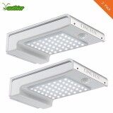 2 gói 49 ĐÈN LED Năng lượng mặt trời Cảm Biến Chuyển Động Ngoài Trời Chống Nước Sân Vườn An Ninh Đèn Ánh Sáng