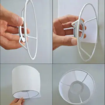 Beli Lamp Shade Frame Diy Pada Harga, How To Cover A Lampshade Frame With Paper