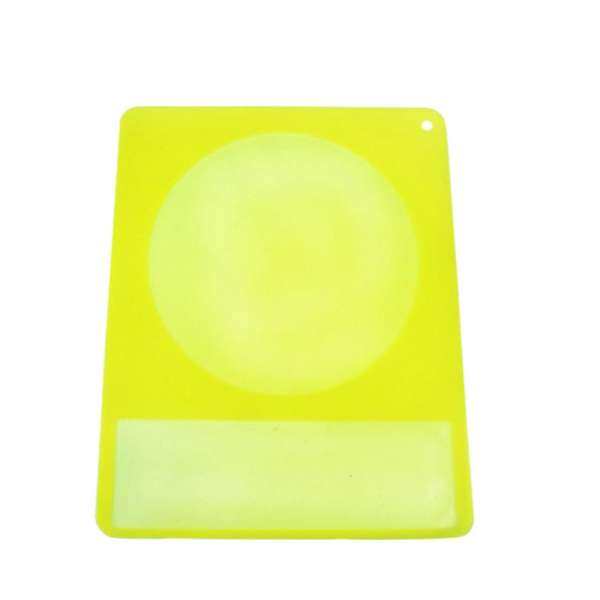 2019 High Quality New Design kitchen cooker oil-proof panel special protection pad thin microwave oven pad insulation mat silicone pot holder (yellow) - intl