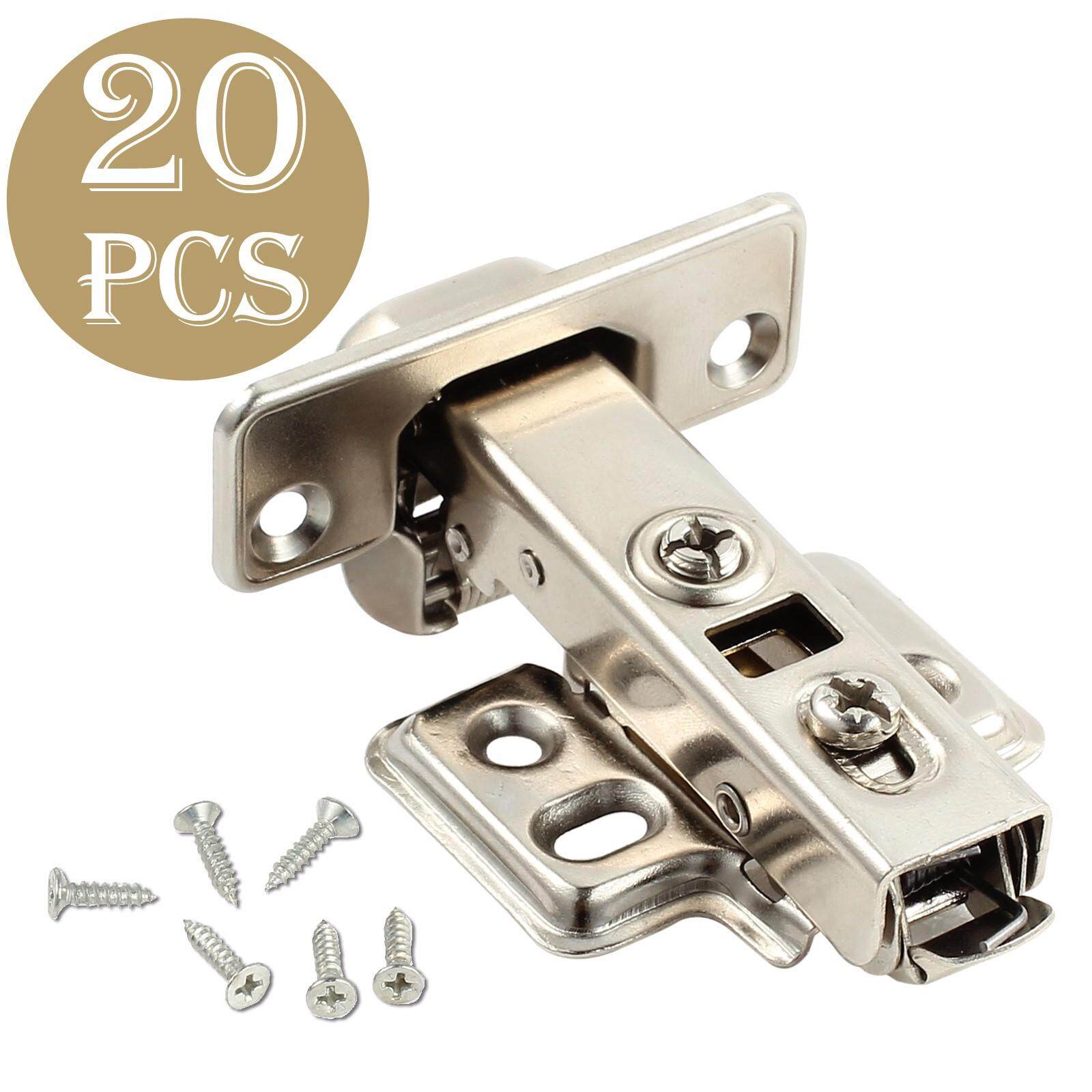 Home Door Hardware Locks At Best 20x Soft Close Kitchen Cabinet Door Hinge Hydraulic Slow Shut Clip On Plate 35mm