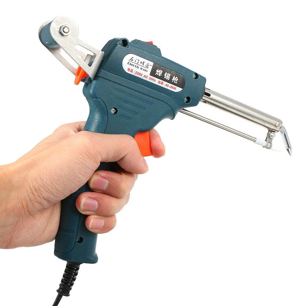 220V 60W Auto Welding Automatic Feed Soldering Iron Electric Temperature Tool Adjustable Solder Tool Kit Fast Heating - intl