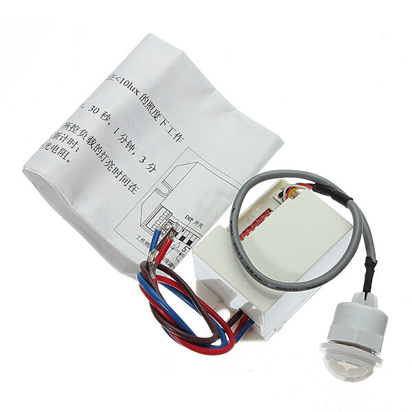 Em 220 V Gerakan Sensor Detector untuk 12 V DC Penghitung Waktu Relay Otomotif Caravan Alarm-Internasional