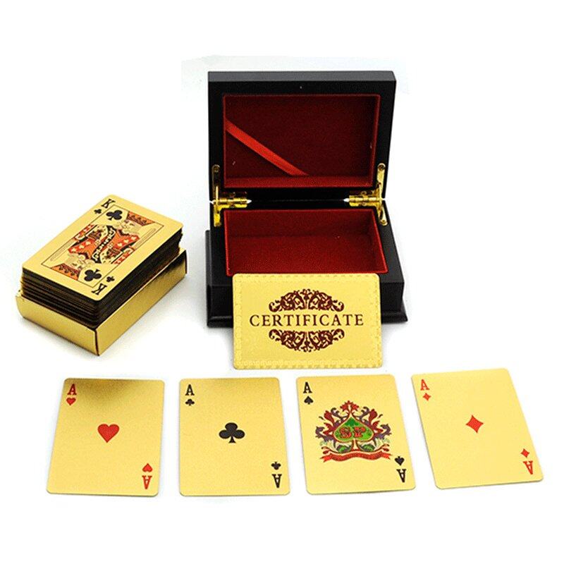 Foil Berlapis EUR Poker Kartu Bermain dengan. Source ... Emas .