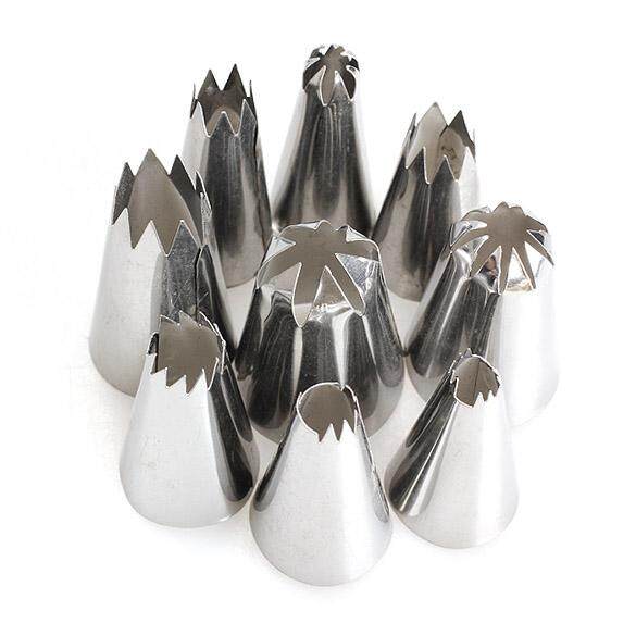 Newlifestyle 24pcs Stainless Iron Icing Piping Nozzles Pastry Cake Decorating Tool Set - intl(Black)