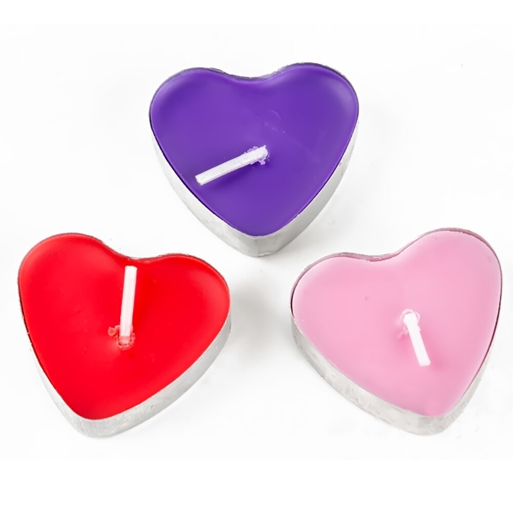 25pcs Heart Shape Vela Candle Birthday Wedding Party Home Decor Candles Candele Love Gift Velas Cumpleanos Bougie Anniversaire - intl