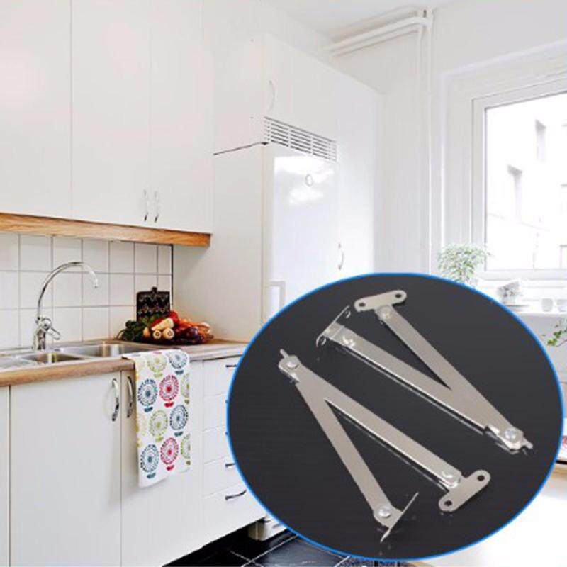 2Pcs Cabinet Cupboard Furniture Doors Close Lift Up Stay Support Hinge Kitchen