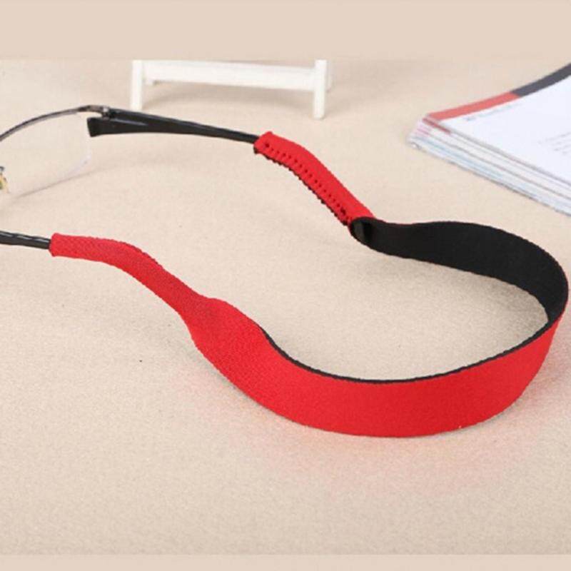 2pcs Glasses Strap Neck Cord Sports Sunglasses Rope Band Holder Eyeglasses String Red