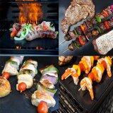 2Pcs Mats Easy BBQ Grill Mat Bake NonStick Grilling Mats USA Free Ship - intl