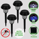 3 PCS LED Outdoor Solar UV Mosquito Insect Pest Bug Zapper Killer Garden Light Lamp